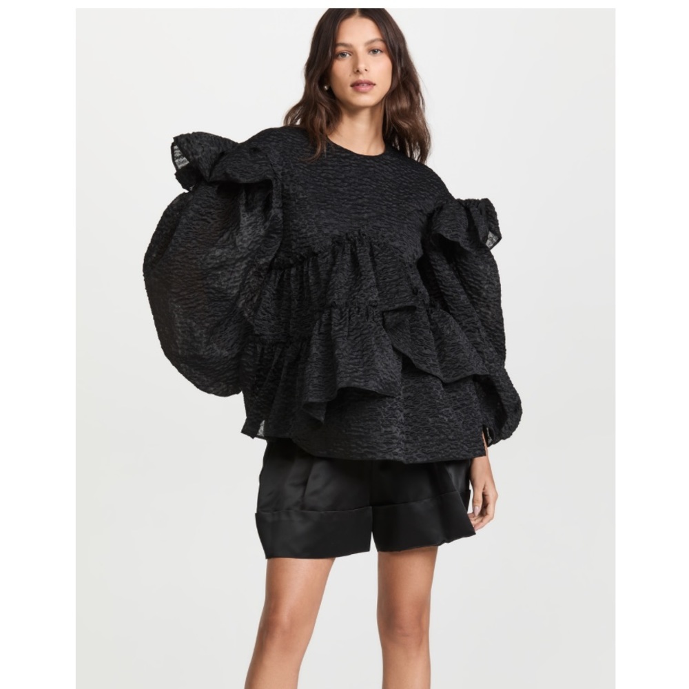 Simone Rocha Signature Sleeve Tiered Blouse 8